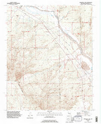 preview thumbnail of historical topo map of Sandoval County, NM in 1990