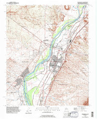 Download a high-resolution, GPS-compatible USGS topo map for Bernalillo, NM (1996 edition)
