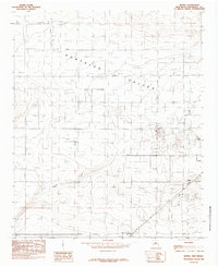 preview thumbnail of historical topo map of Roosevelt County, NM in 1985