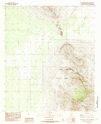 Download a high-resolution, GPS-compatible USGS topo map for Big Hatchet Peak, NM (1982 edition)