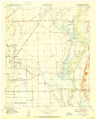 Download a high-resolution, GPS-compatible USGS topo map for Bitter Lake, NM (1950 edition)