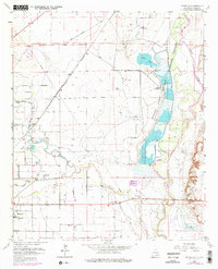 Download a high-resolution, GPS-compatible USGS topo map for Bitter Lake, NM (1977 edition)