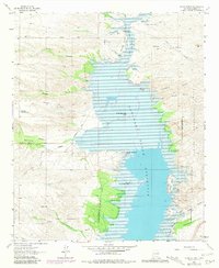 Download a high-resolution, GPS-compatible USGS topo map for Black Bluffs, NM (1981 edition)