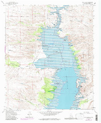 Download a high-resolution, GPS-compatible USGS topo map for Black Bluffs, NM (1985 edition)