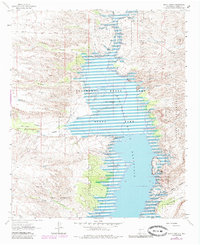 Download a high-resolution, GPS-compatible USGS topo map for Black Bluffs, NM (1985 edition)