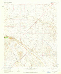 preview thumbnail of historical topo map of Socorro County, NM in 1961