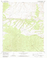 Download a high-resolution, GPS-compatible USGS topo map for Black Mountain, NM (1986 edition)