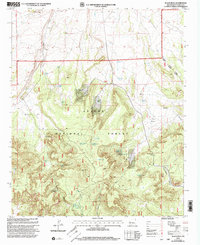 Download a high-resolution, GPS-compatible USGS topo map for Black Peak, NM (2002 edition)