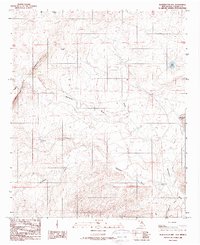 preview thumbnail of historical topo map of Chaves County, NM in 1988