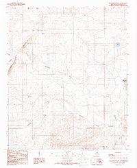 Download a high-resolution, GPS-compatible USGS topo map for Blackwater, NM (1989 edition)