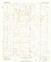 preview thumbnail of historical topo map of Roosevelt County, NM in 1970