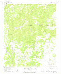 Download a high-resolution, GPS-compatible USGS topo map for Blue Mesa, NM (1963 edition)