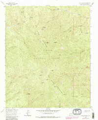 Download a high-resolution, GPS-compatible USGS topo map for Blue Mountain, NM (1981 edition)