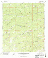 preview thumbnail of historical topo map of Otero County, NM in 1974
