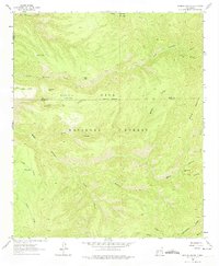 Download a high-resolution, GPS-compatible USGS topo map for Bonner Canyon, NM (1974 edition)