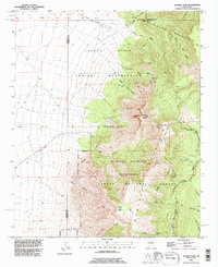 preview thumbnail of historical topo map of Torrance County, NM in 1991