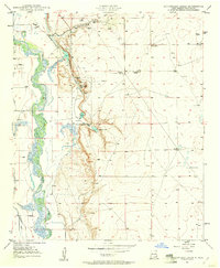 Download a high-resolution, GPS-compatible USGS topo map for Bottomless Lakes, NM (1961 edition)