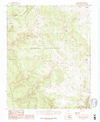 Download a high-resolution, GPS-compatible USGS topo map for Brazos Peak, NM (1987 edition)
