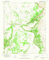 preview thumbnail of historical topo map of Cibola County, NM in 1964