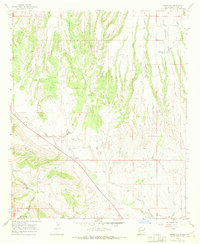 Download a high-resolution, GPS-compatible USGS topo map for Buckhorn, NM (1970 edition)