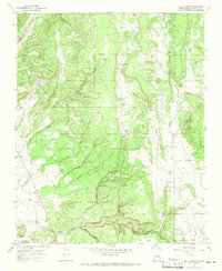 preview thumbnail of historical topo map of Santa Fe County, NM in 1966