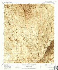 Download a high-resolution, GPS-compatible USGS topo map for Bull Gap SW, NM (1981 edition)