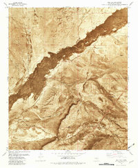 Download a high-resolution, GPS-compatible USGS topo map for Bull Gap, NM (1982 edition)