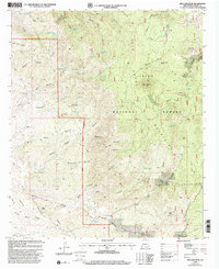 Download a high-resolution, GPS-compatible USGS topo map for Bullard Peak, NM (2002 edition)