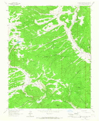 Download a high-resolution, GPS-compatible USGS topo map for Burned Mountain, NM (1967 edition)