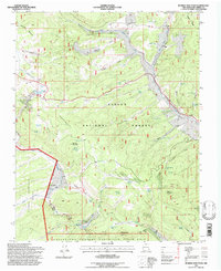 Download a high-resolution, GPS-compatible USGS topo map for Burned Mountain, NM (1997 edition)