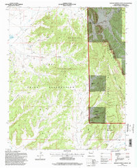 preview thumbnail of historical topo map of McKinley County, NM in 1995