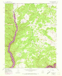 Download a high-resolution, GPS-compatible USGS topo map for Burnt Mesa, NM (1973 edition)