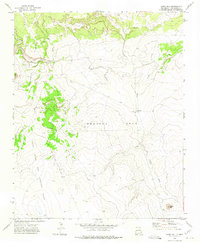 Download a high-resolution, GPS-compatible USGS topo map for Cabra Hill, NM (1975 edition)