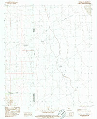 Download a high-resolution, GPS-compatible USGS topo map for Campbell Well, NM (1987 edition)