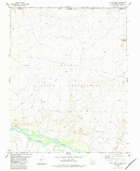 Download a high-resolution, GPS-compatible USGS topo map for Canal Creek, NM (1984 edition)