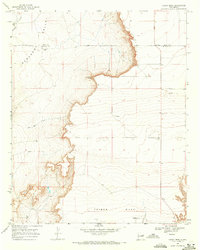 Download a high-resolution, GPS-compatible USGS topo map for Candy Mesa, NM (1971 edition)