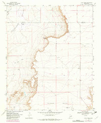 Download a high-resolution, GPS-compatible USGS topo map for Candy Mesa, NM (1982 edition)