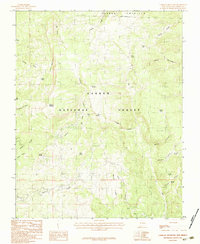 Download a high-resolution, GPS-compatible USGS topo map for Canjilon Mountain, NM (1983 edition)