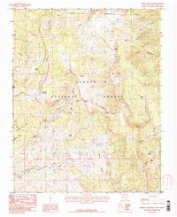Download a high-resolution, GPS-compatible USGS topo map for Canjilon Mountain, NM (1987 edition)