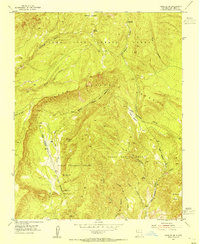 Download a high-resolution, GPS-compatible USGS topo map for Canjilon SE, NM (1955 edition)