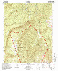 Download a high-resolution, GPS-compatible USGS topo map for Canjilon SE, NM (1997 edition)