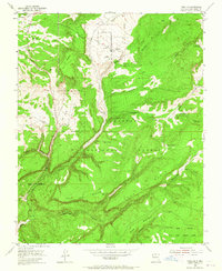 Download a high-resolution, GPS-compatible USGS topo map for Canjilon, NM (1965 edition)