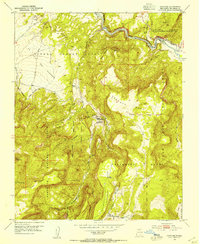Download a high-resolution, GPS-compatible USGS topo map for Canones, NM (1954 edition)