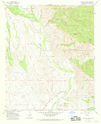 Download a high-resolution, GPS-compatible USGS topo map for Canteen Canyon, NM (1970 edition)
