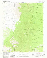 Download a high-resolution, GPS-compatible USGS topo map for Capilla Peak, NM (1980 edition)