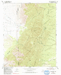 Download a high-resolution, GPS-compatible USGS topo map for Capilla Peak, NM (1992 edition)