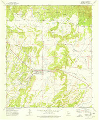 preview thumbnail of historical topo map of Capitan, NM in 1973
