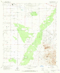 Download a high-resolution, GPS-compatible USGS topo map for Capitol Dome, NM (1967 edition)