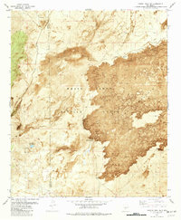 Download a high-resolution, GPS-compatible USGS topo map for Capitol Peak SE, NM (1982 edition)