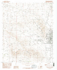 preview thumbnail of historical topo map of Eddy County, NM in 1985